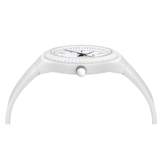 Unisex watch, 38 mm, White rubber strap, WYA.66110.RA