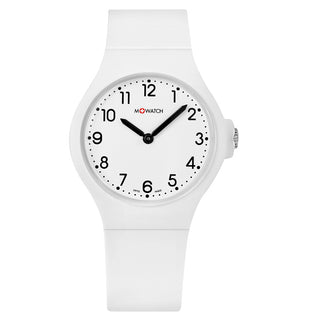 Unisex watch, 37 mm, White rubber strap, WYA.37110.RA