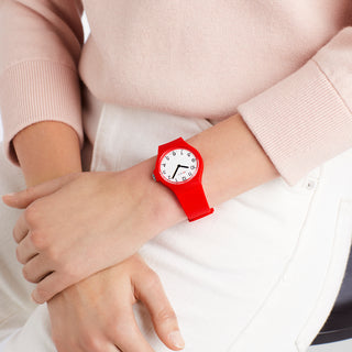 Unisex watch, 37 mm, Red rubber strap, WYA.37110.RC