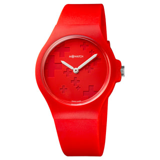 Unisex watch, 37 mm, Red rubber strap, WYA.37131.RC