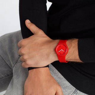 Unisex watch, 37 mm, Red rubber strap, WYA.37131.RC